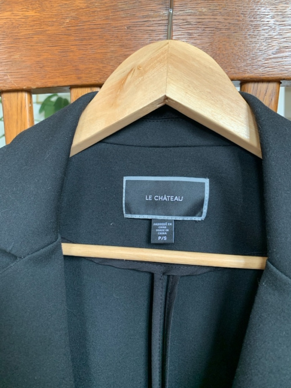 Le Château black suit jacket blazer -US S - Picture 2 of 4